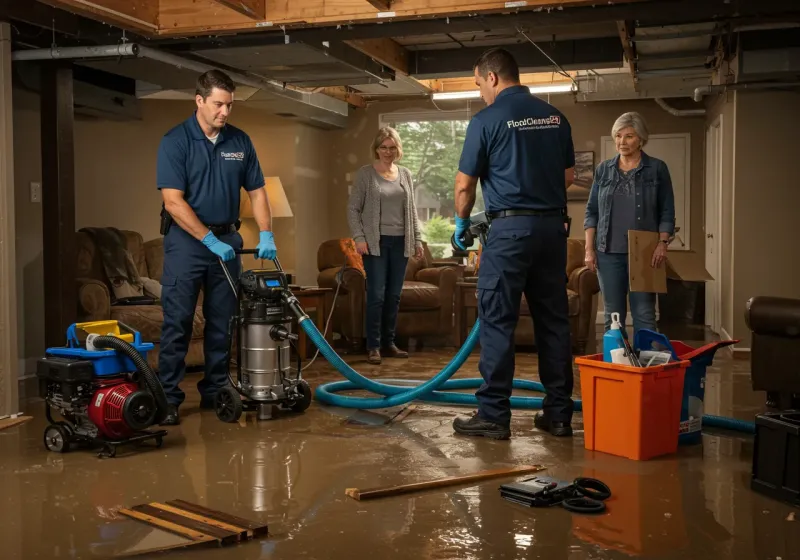 Basement Water Extraction and Removal Techniques process in Afton, OK